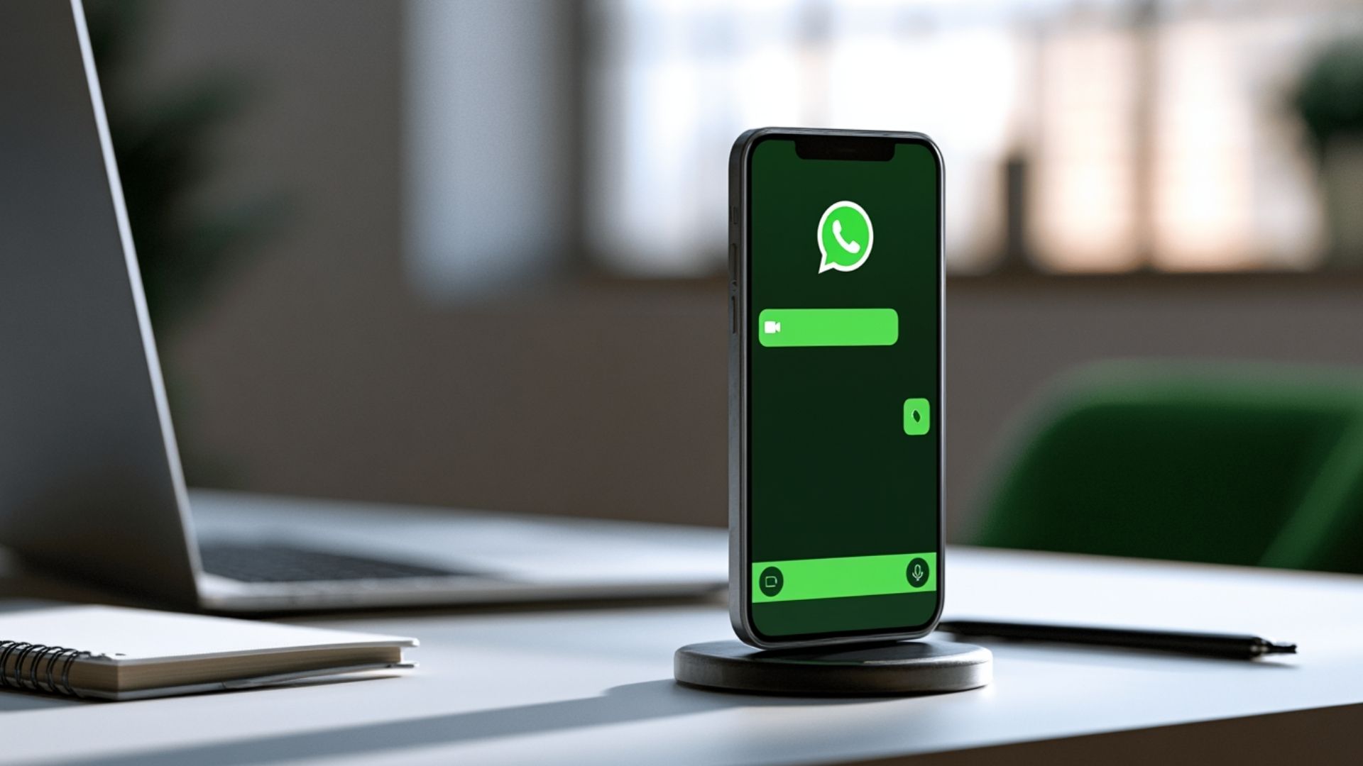 WhatsAppで外国人とメッセージをやり取りするイメージ