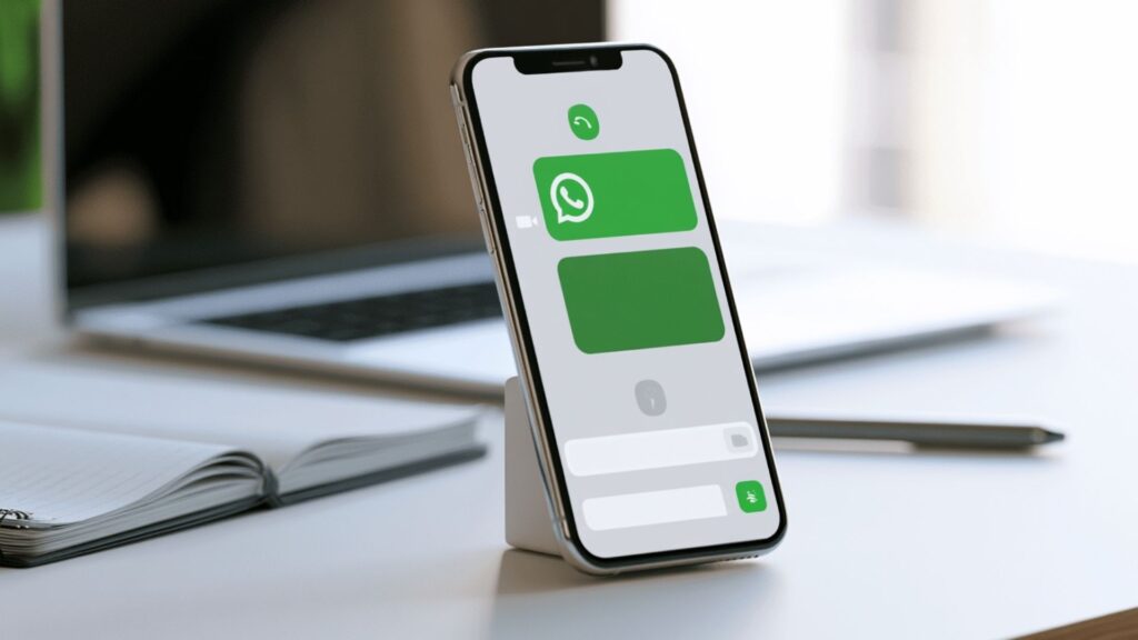 WhatsAppのメッセージをAI翻訳で確認するイメージ
